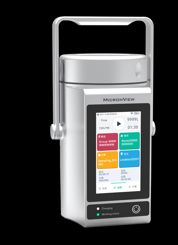 Dual-Flow BioAerosol Sampler for lsolator Monitoring